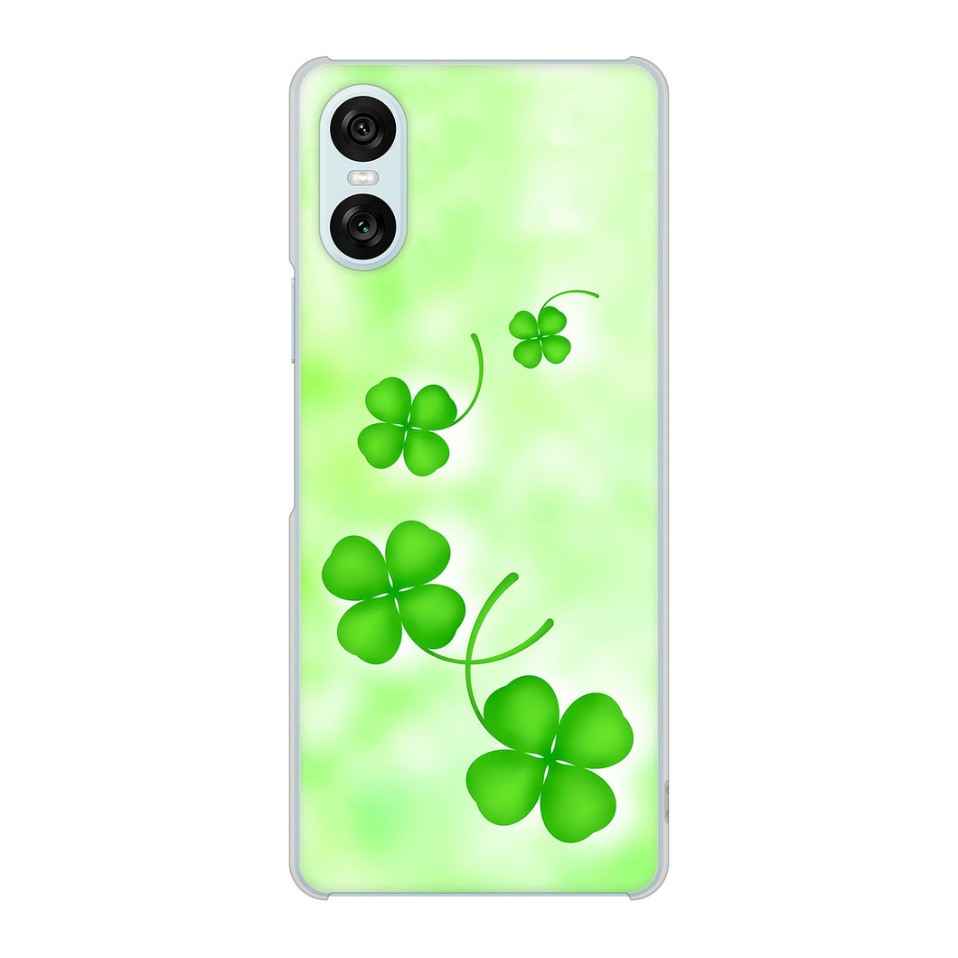 Xperia 10 VI SO-52E docomo 高画質仕上げ 背面印刷 ハードケース 【VA819 まいおりる幸運】