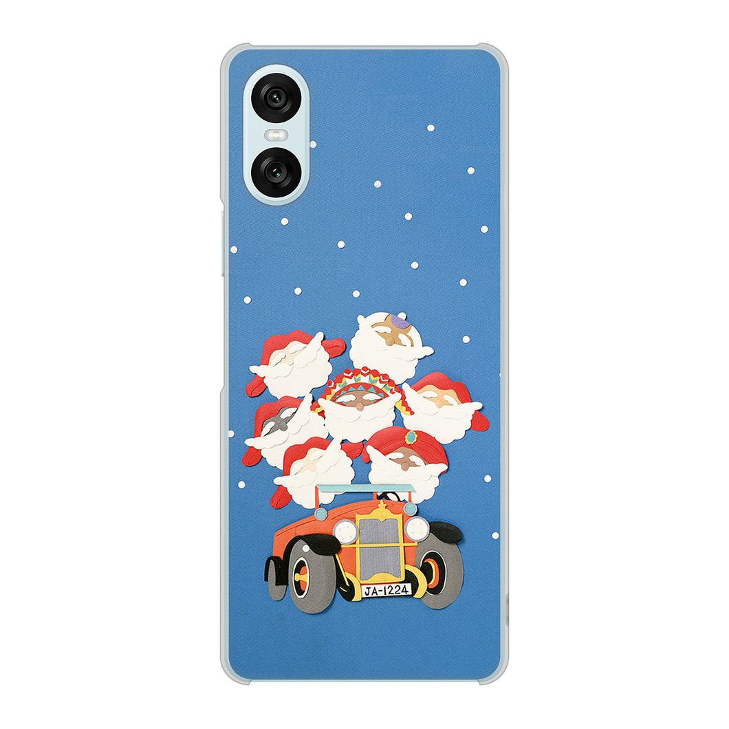 Xperia 10 VI SO-52E docomo 高画質仕上げ 背面印刷 ハードケースクリスマス