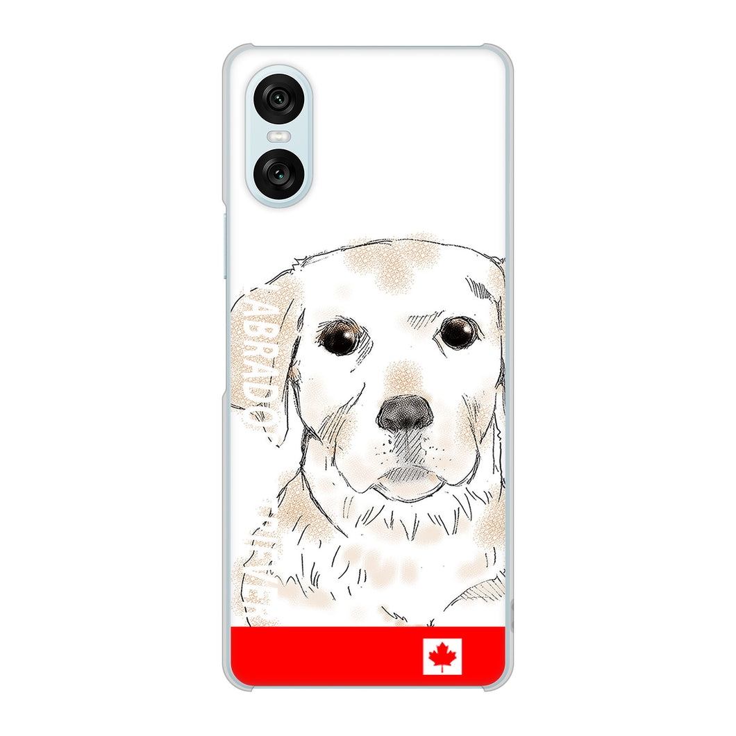 Xperia 10 VI SO-52E docomo 高画質仕上げ 背面印刷 ハードケースラブラドールレトリバー