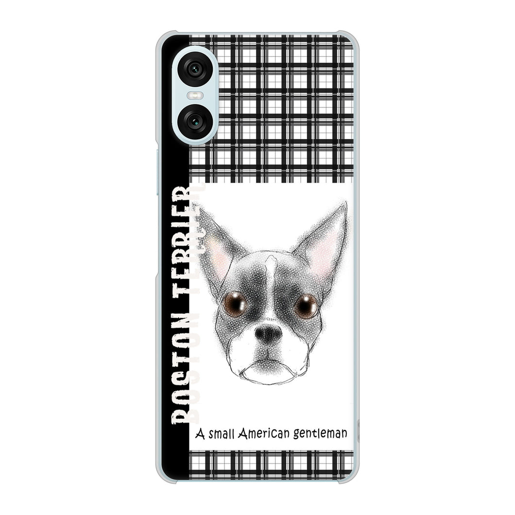 Xperia 10 VI SO-52E docomo 高画質仕上げ 背面印刷 ハードケースボストンテリア