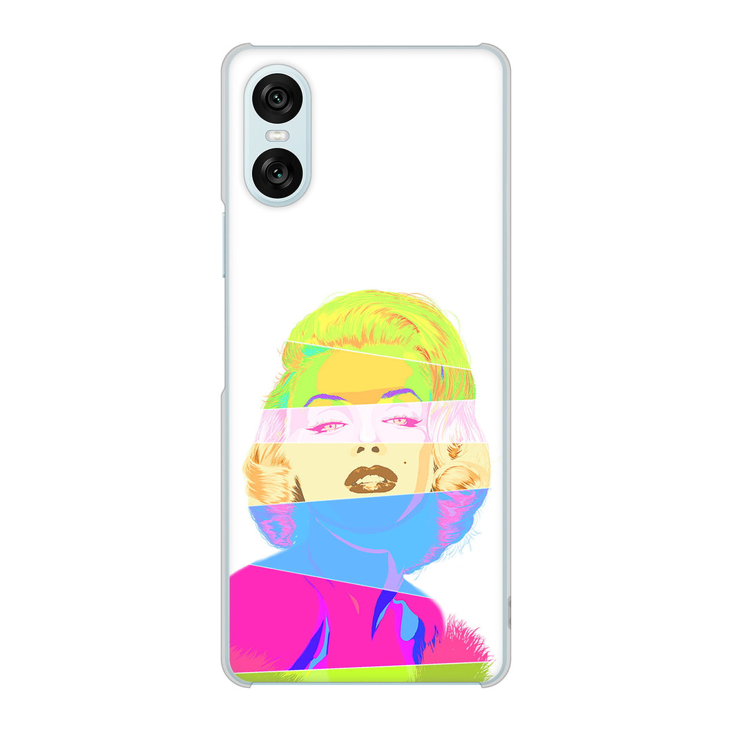 Xperia 10 VI SO-52E docomo 高画質仕上げ 背面印刷 ハードケースマリリンモンローデザイン