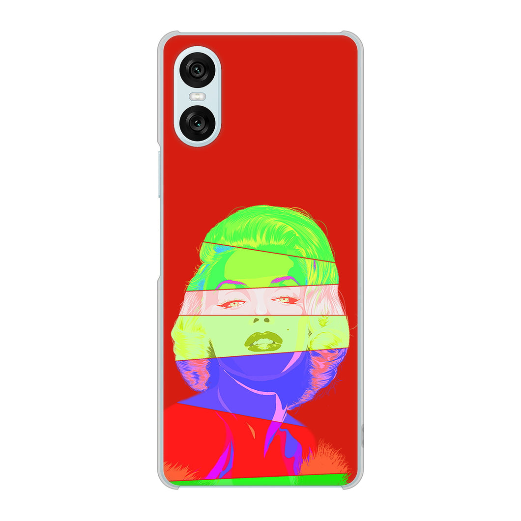 Xperia 10 VI SO-52E docomo 高画質仕上げ 背面印刷 ハードケースマリリンモンローデザイン