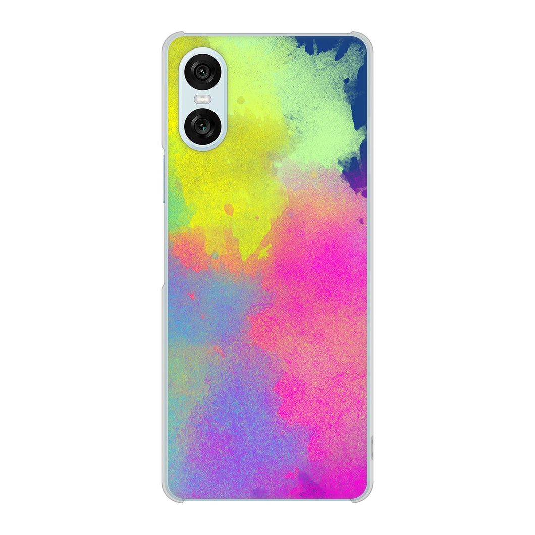 Xperia 10 VI SO-52E docomo 高画質仕上げ 背面印刷 ハードケースパステルアート