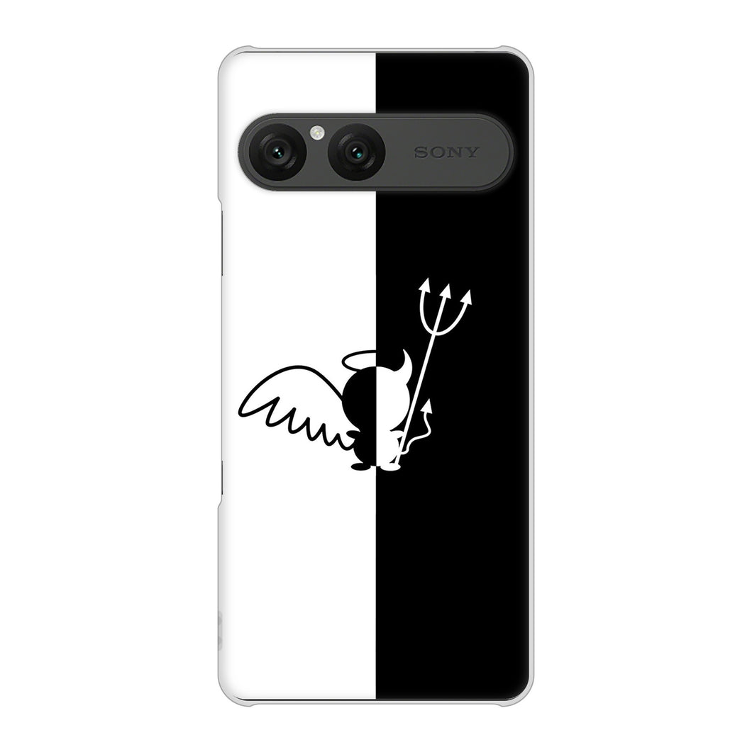 Xperia 10 VII SO-52F docomo 高画質仕上げ 背面印刷 ハードケース 【027 ハーフデビット】