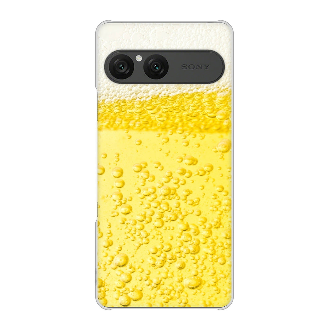 Xperia 10 VII SO-52F docomo 高画質仕上げ 背面印刷 ハードケース生ビール