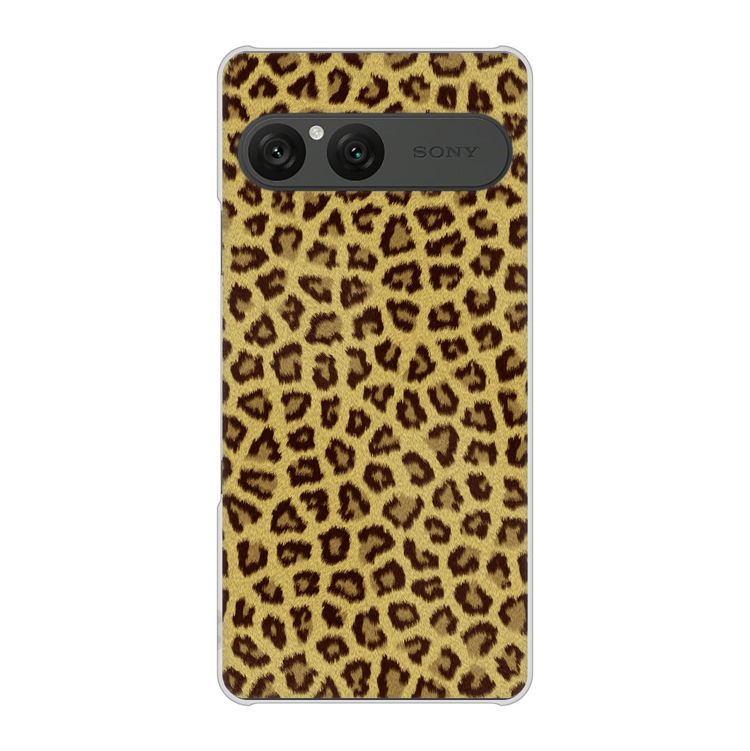 Xperia 10 VII SO-52F docomo 高画質仕上げ 背面印刷 ハードケースヒョウ柄ベーシックS