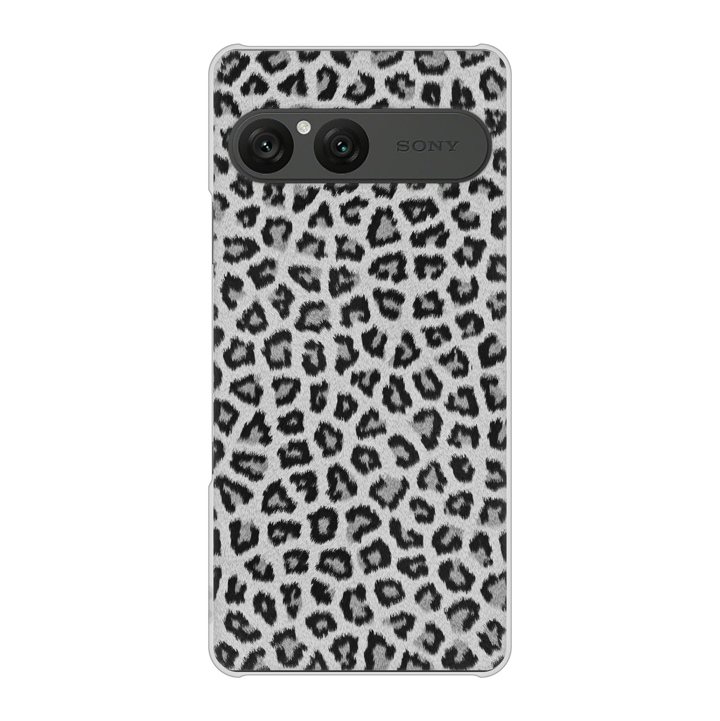 Xperia 10 VII SO-52F docomo 高画質仕上げ 背面印刷 ハードケースヒョウ柄ベーシックS