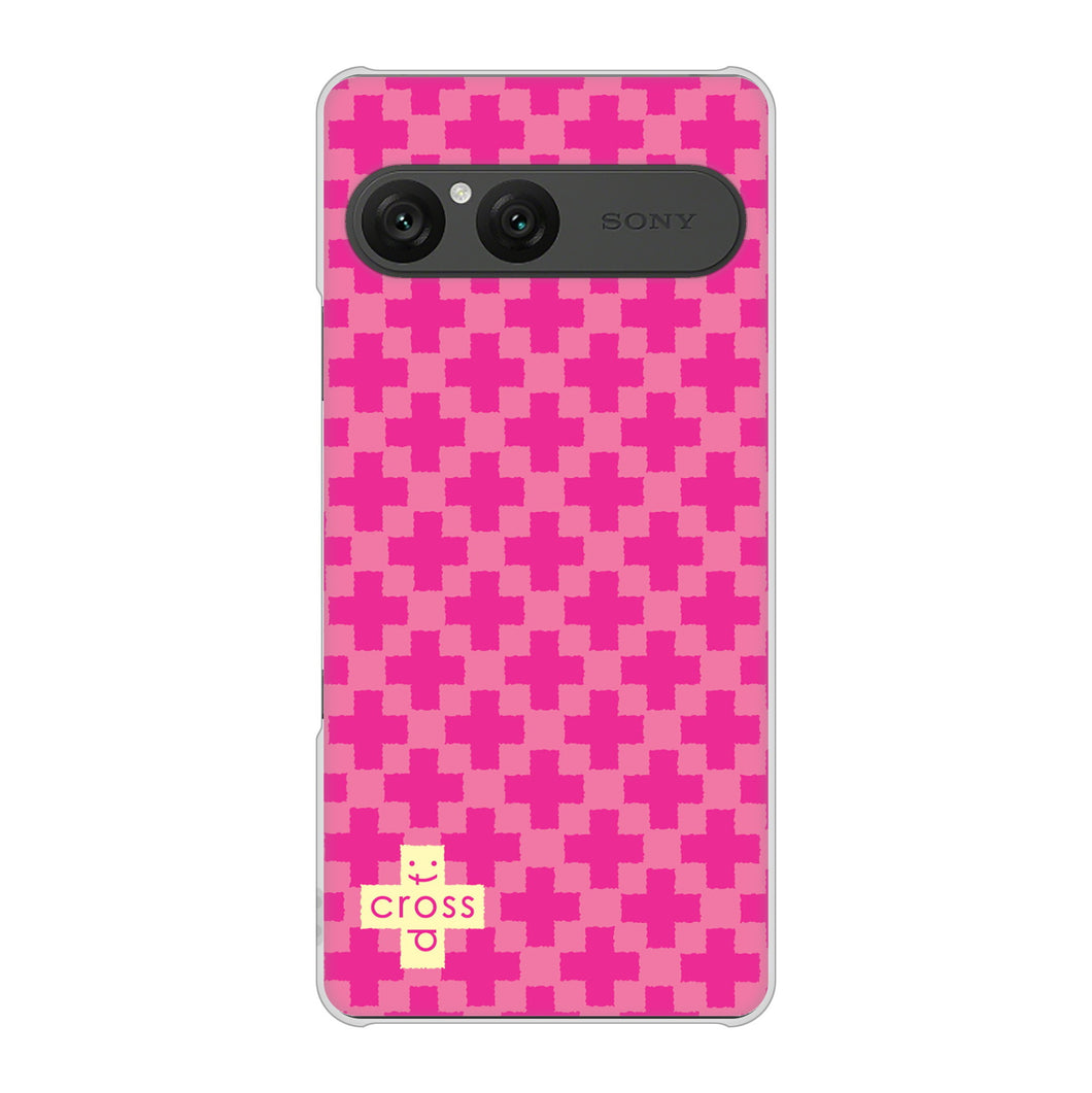 Xperia 10 VII SO-52F docomo 高画質仕上げ 背面印刷 ハードケースクロスドット