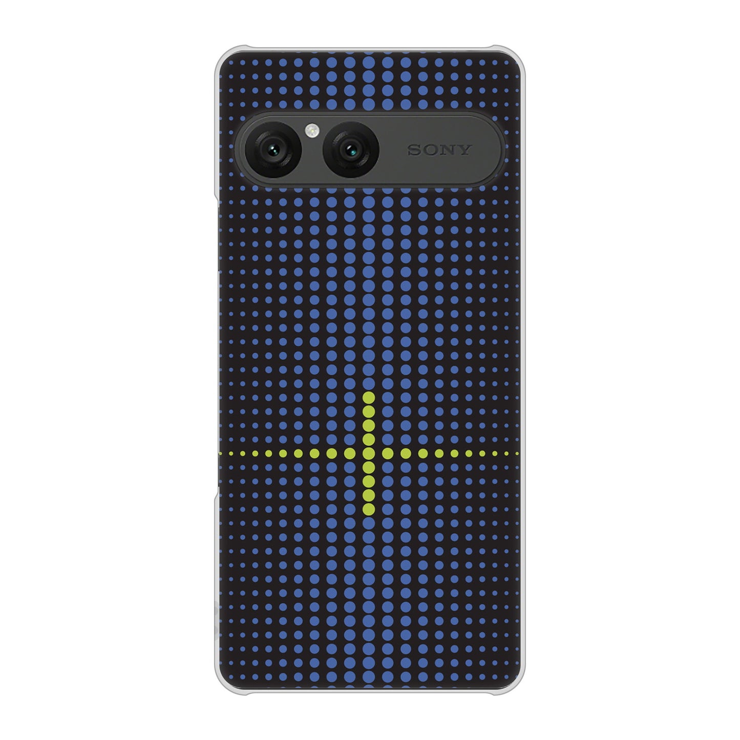 Xperia 10 VII SO-52F docomo 高画質仕上げ 背面印刷 ハードケース 【IB907 グラデーションドット】