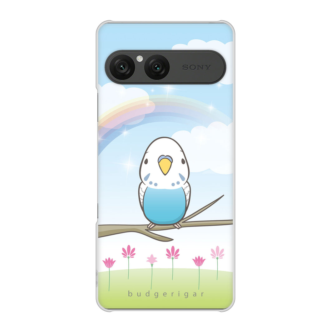 Xperia 10 VII SO-52F docomo 高画質仕上げ 背面印刷 ハードケースセキセイインコ