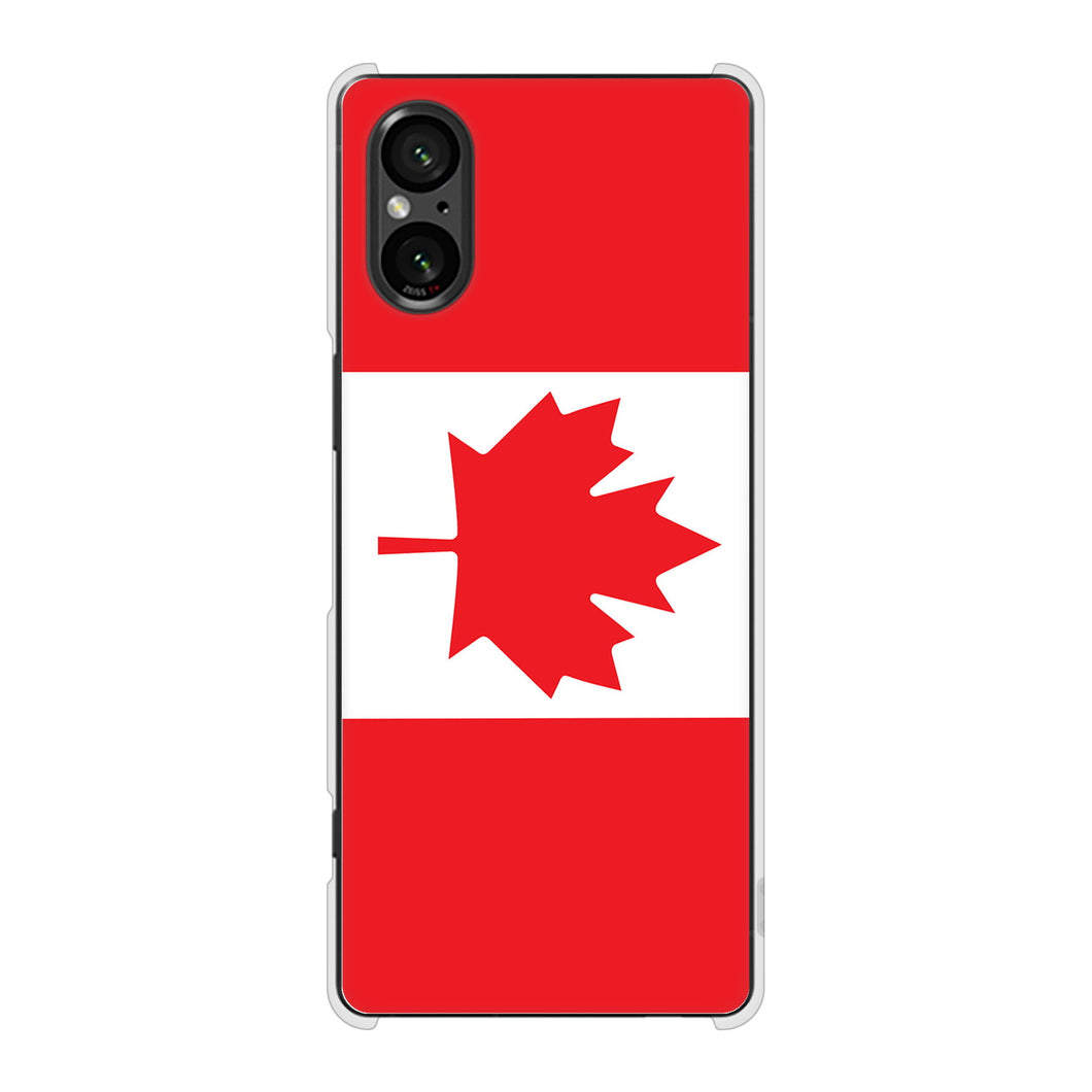 Xperia 5 V SO-53D docomo 高画質仕上げ 背面印刷 ハードケース国旗