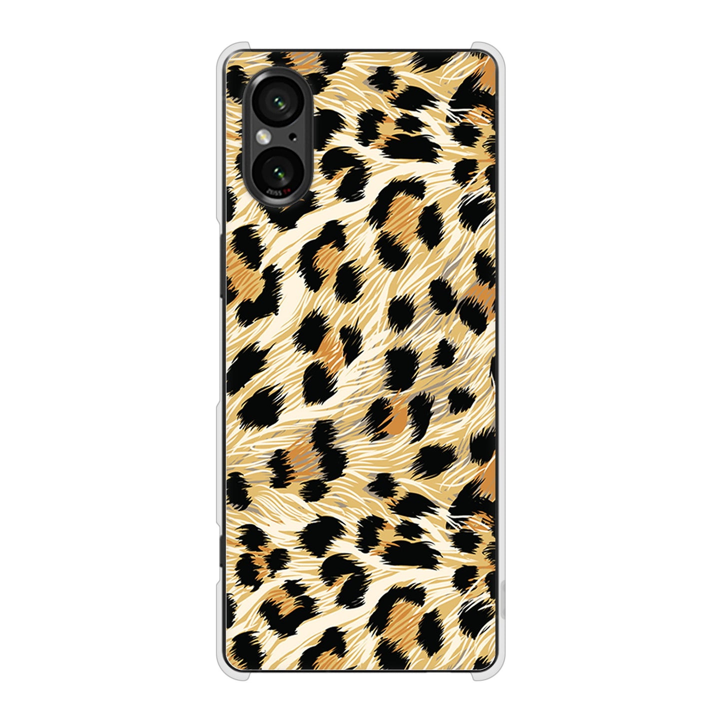 Xperia 5 V SO-53D docomo 高画質仕上げ 背面印刷 ハードケースアニマル柄