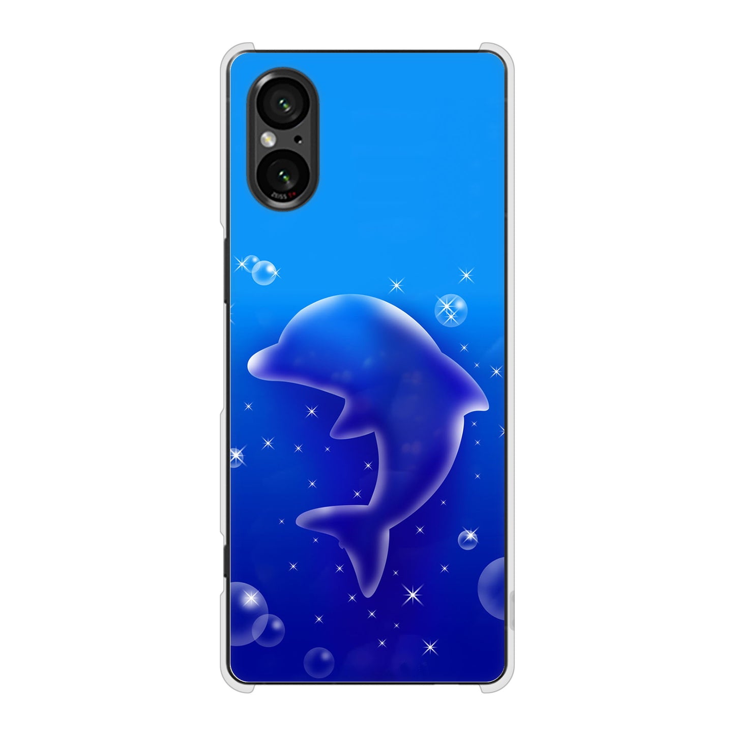 Xperia 5 V SO-53D docomo 高画質仕上げ 背面印刷 ハードケース海の守り神