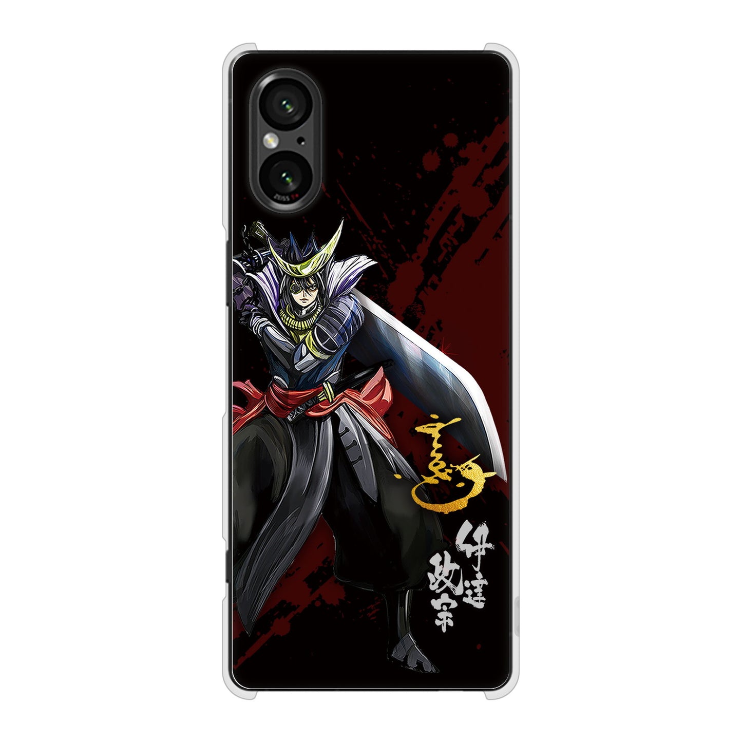 Xperia 5 V SO-53D docomo 高画質仕上げ 背面印刷 ハードケース家紋