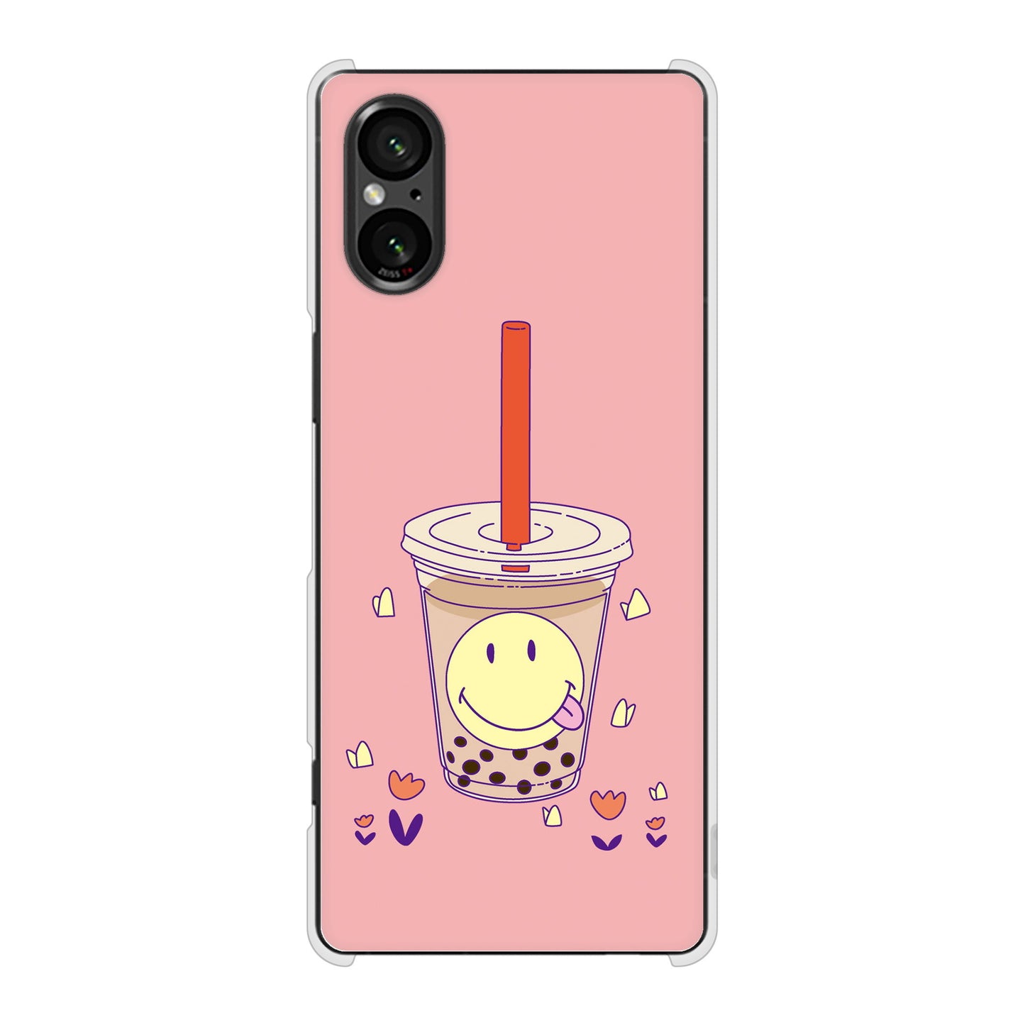 Xperia 5 V SO-53D docomo 高画質仕上げ 背面印刷 ハードケーススイーツイラスト