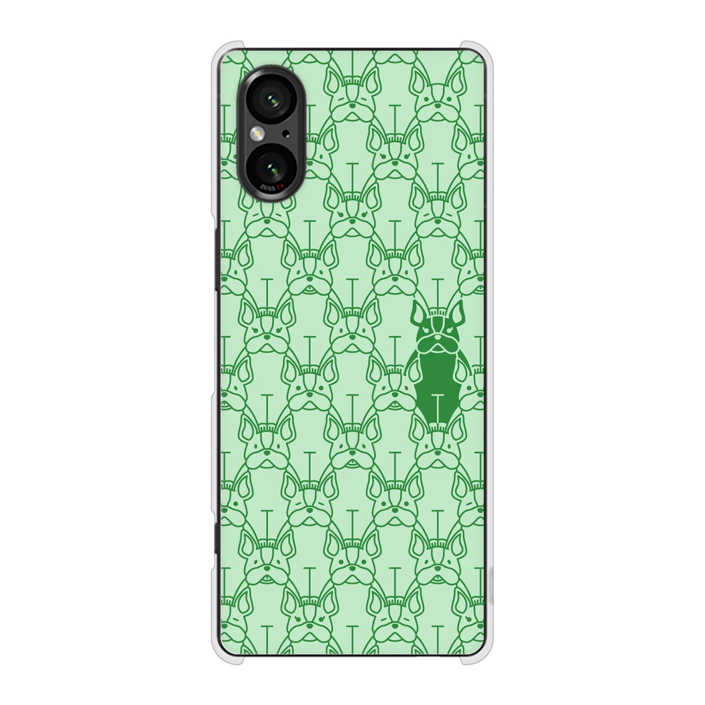 Xperia 5 V SO-53D docomo 高画質仕上げ 背面印刷 ハードケースパターンアニマル