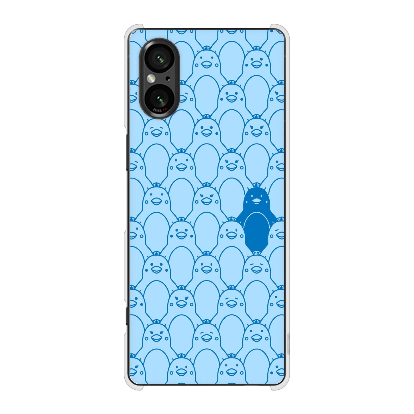 Xperia 5 V SO-53D docomo 高画質仕上げ 背面印刷 ハードケースパターンアニマル