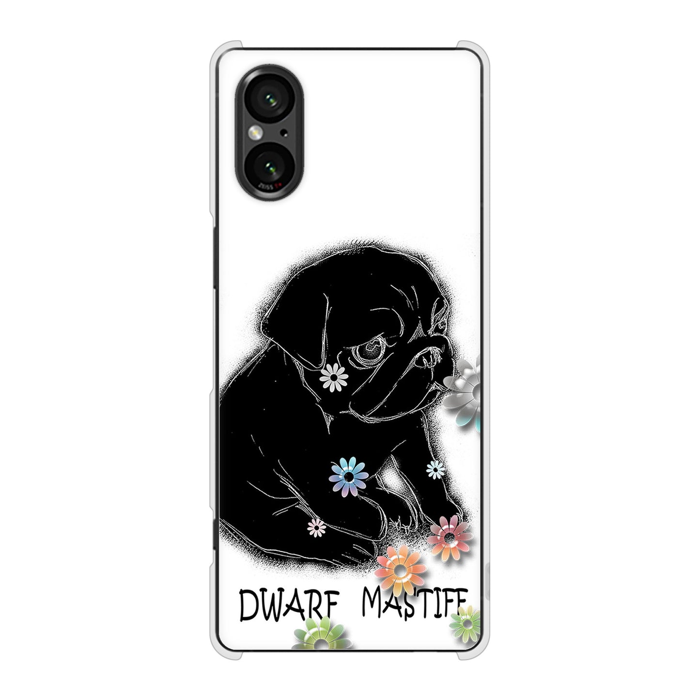 Xperia 5 V SO-53D docomo 高画質仕上げ 背面印刷 ハードケースパグ