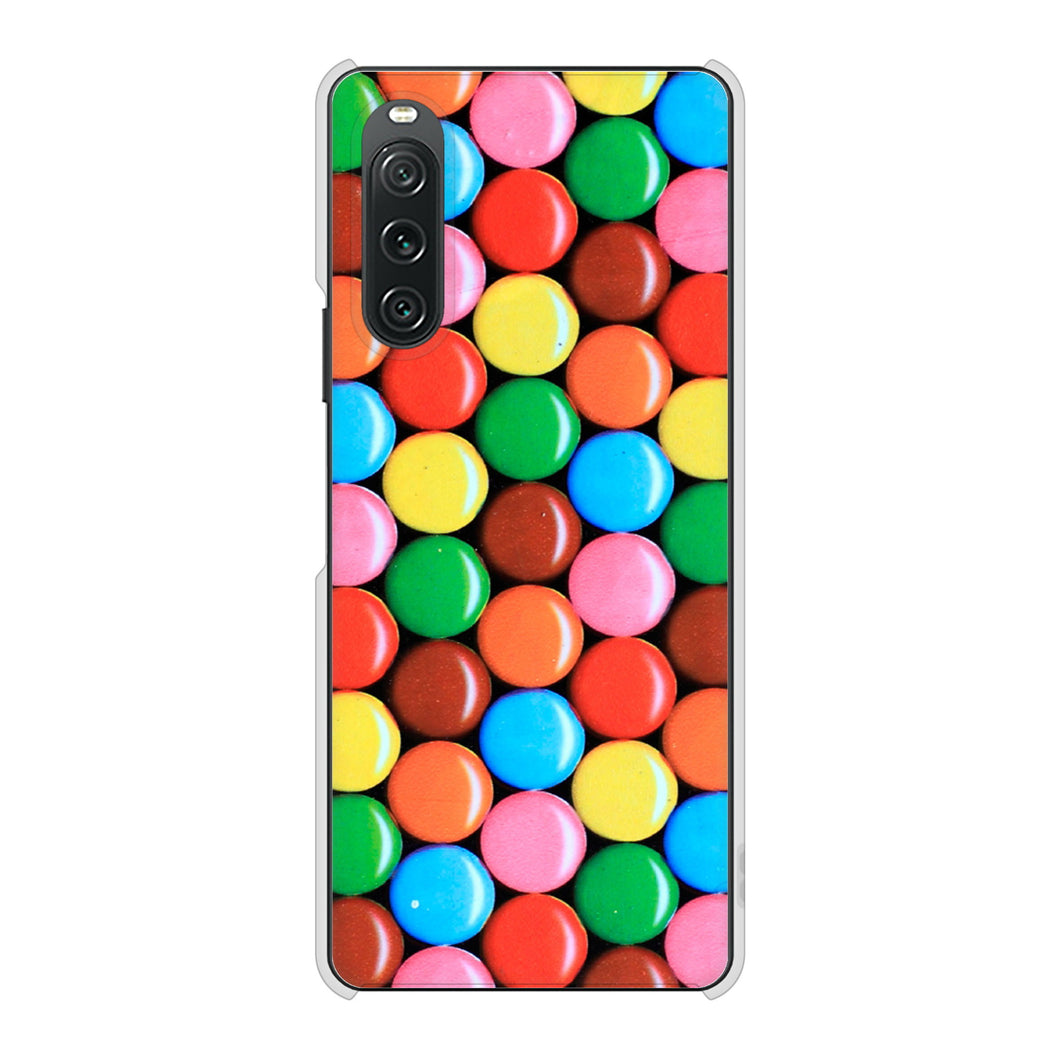 Xperia 10 V SOG11 au 高画質仕上げ 背面印刷 ハードケーススイーツ