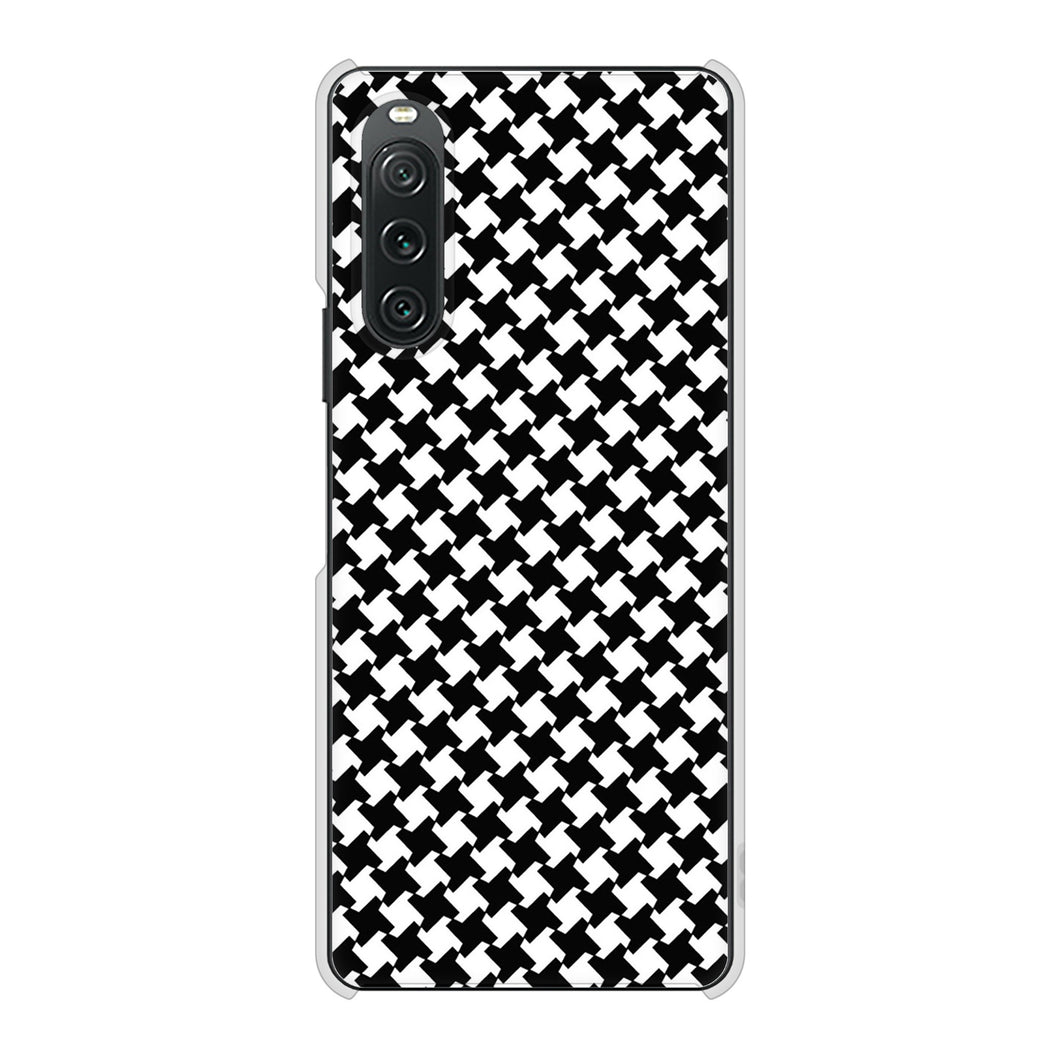 Xperia 10 V SOG11 au 高画質仕上げ 背面印刷 ハードケース 【514 和柄&筆文字 風車】