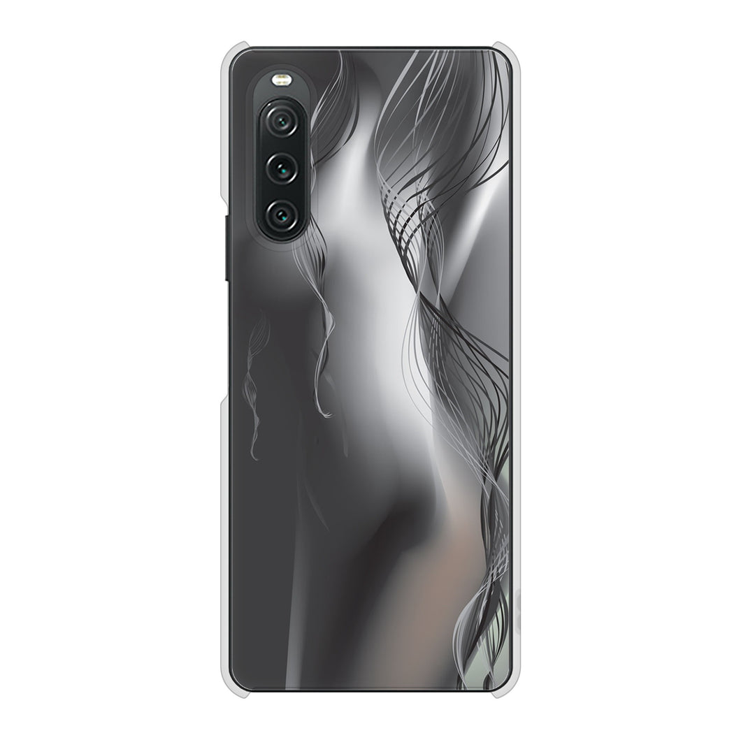 Xperia 10 V SOG11 au 高画質仕上げ 背面印刷 ハードケース 【566 ボディウォール】