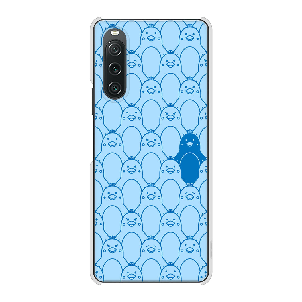 Xperia 10 V SOG11 au 高画質仕上げ 背面印刷 ハードケースパターンアニマル