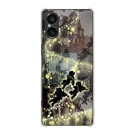 Xperia 5 V SOG12 au 高画質仕上げ 背面印刷 ハードケース 【253 天使の音楽隊】