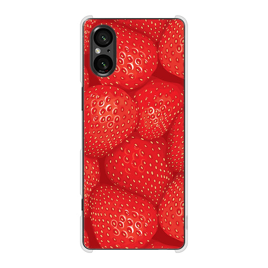 Xperia 5 V SOG12 au 高画質仕上げ 背面印刷 ハードケーススイーツ