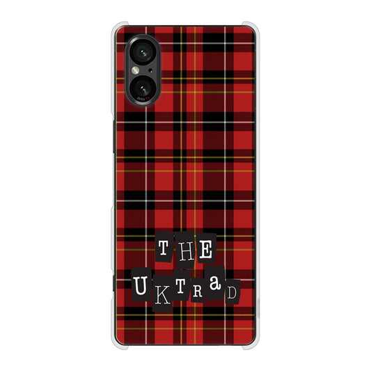 Xperia 5 V SOG12 au 高画質仕上げ 背面印刷 ハードケース 【547 THEチェック】