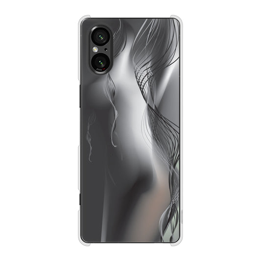 Xperia 5 V SOG12 au 高画質仕上げ 背面印刷 ハードケース 【566 ボディウォール】