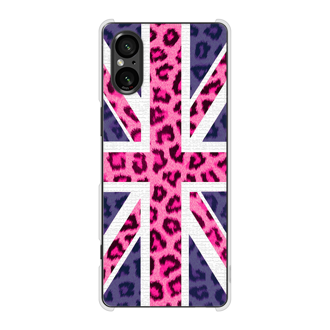 Xperia 5 V SOG12 au 高画質仕上げ 背面印刷 ハードケースユニオンジャック