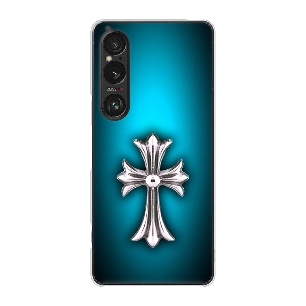 Xperia 1 VI SOG13 au 高画質仕上げ 背面印刷 ハードケースクロス