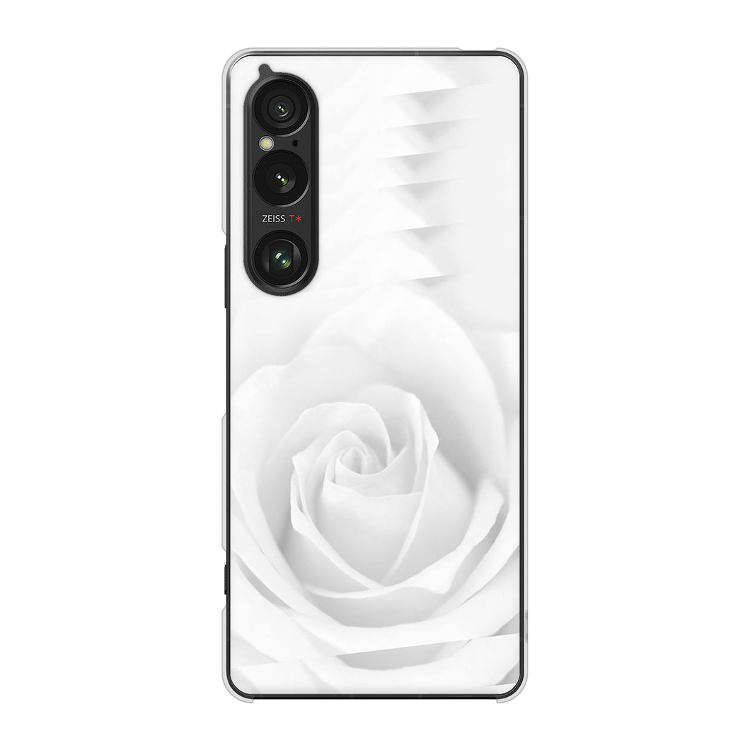 Xperia 1 VI SOG13 au 高画質仕上げ 背面印刷 ハードケースバラ