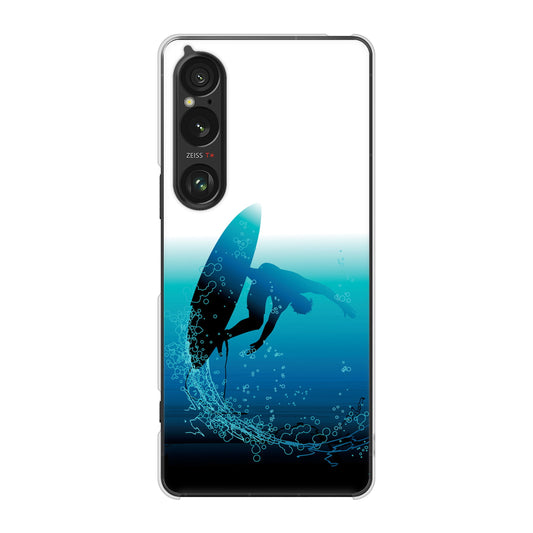 Xperia 1 VI SOG13 au 高画質仕上げ 背面印刷 ハードケース 【416 カットバック】