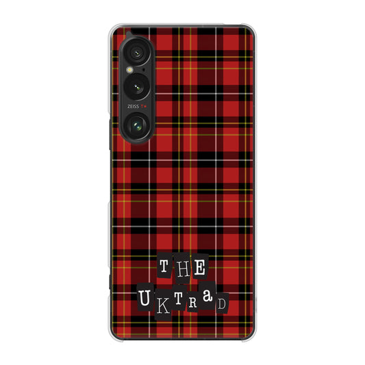 Xperia 1 VI SOG13 au 高画質仕上げ 背面印刷 ハードケース 【547 THEチェック】