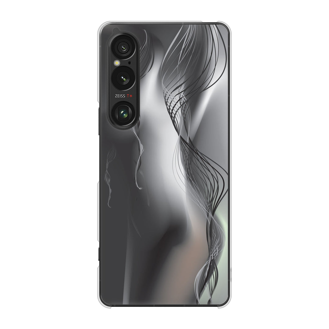 Xperia 1 VI SOG13 au 高画質仕上げ 背面印刷 ハードケース 【566 ボディウォール】