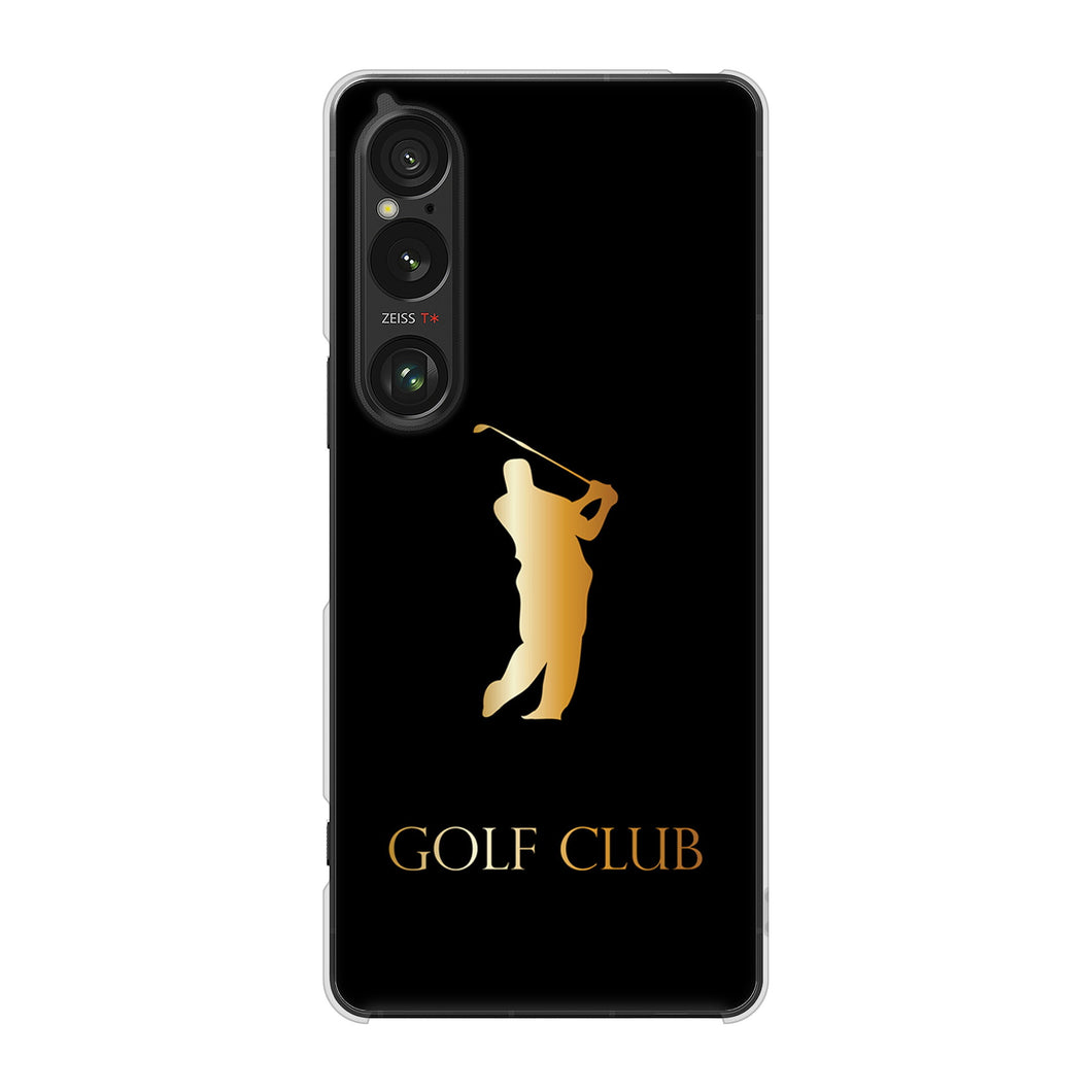 Xperia 1 VI SOG13 au 高画質仕上げ 背面印刷 ハードケース 【610 GOLFCLUB】