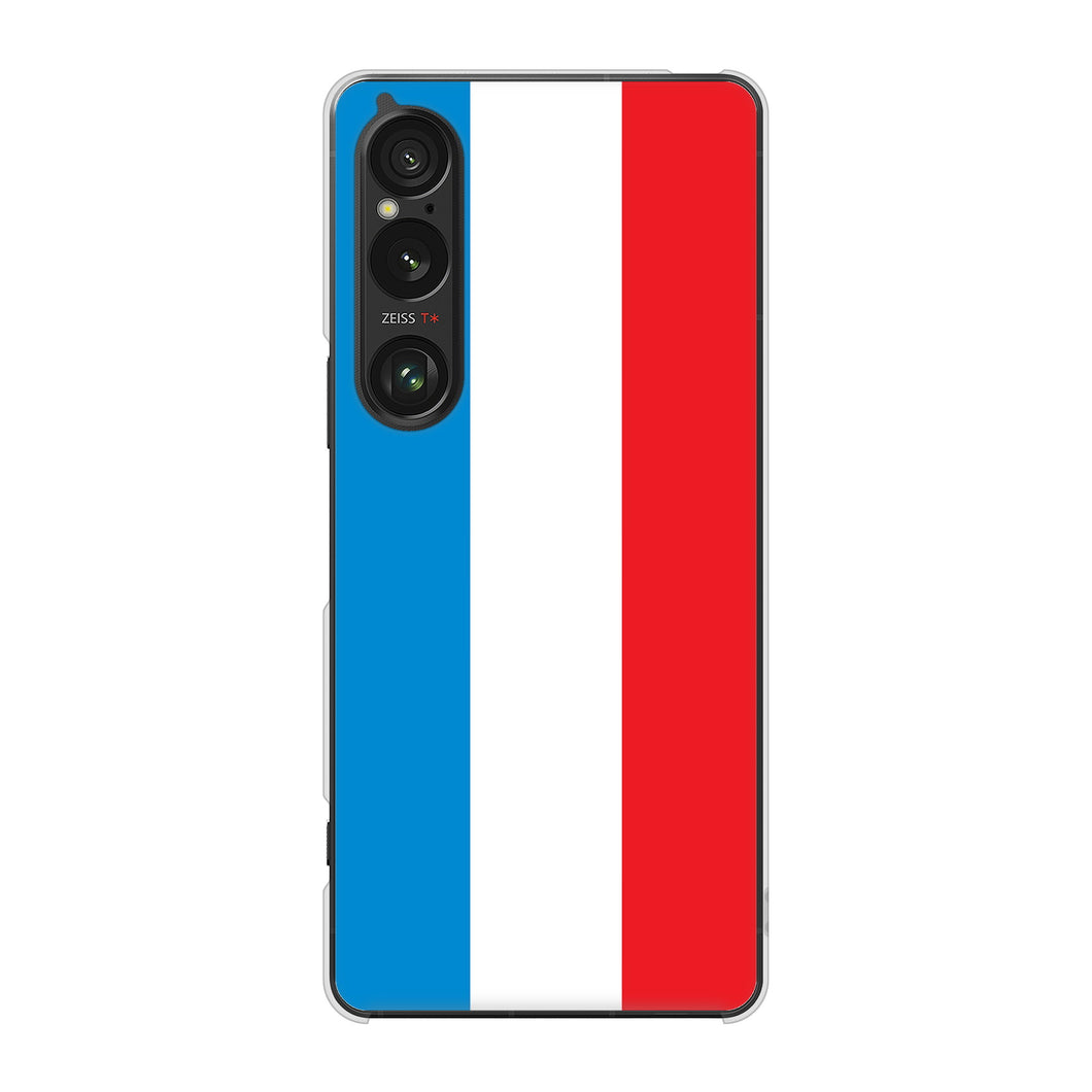 Xperia 1 VI SOG13 au 高画質仕上げ 背面印刷 ハードケース国旗