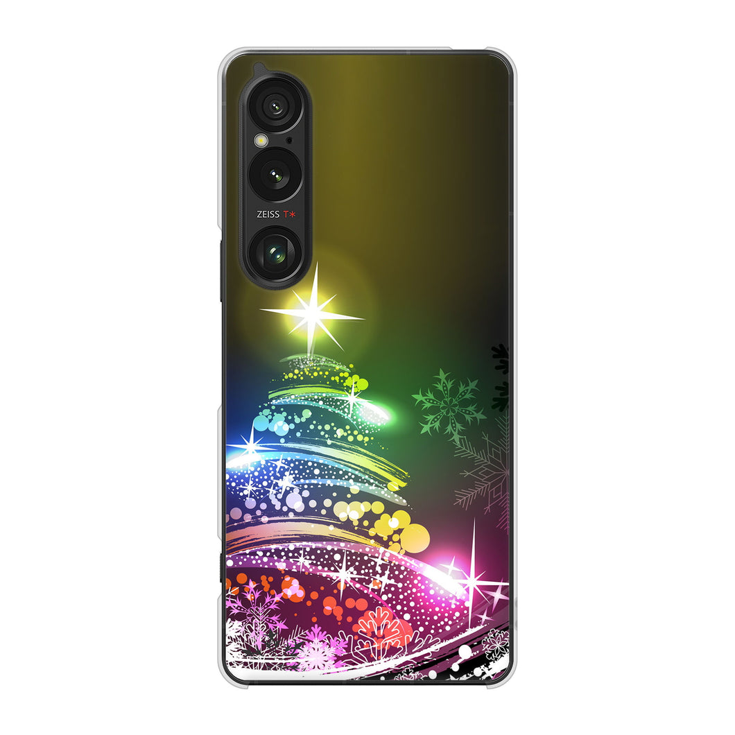 Xperia 1 VI SOG13 au 高画質仕上げ 背面印刷 ハードケースクリスマス