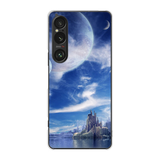 Xperia 1 VI SOG13 au 高画質仕上げ 背面印刷 ハードケース 【1270 広がる宇宙】