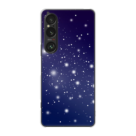 Xperia 1 VI SOG13 au 高画質仕上げ 背面印刷 ハードケース 【1271 天空の川】