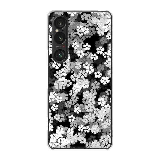 Xperia 1 VI SOG13 au 高画質仕上げ 背面印刷 ハードケース 【1332 夜桜】
