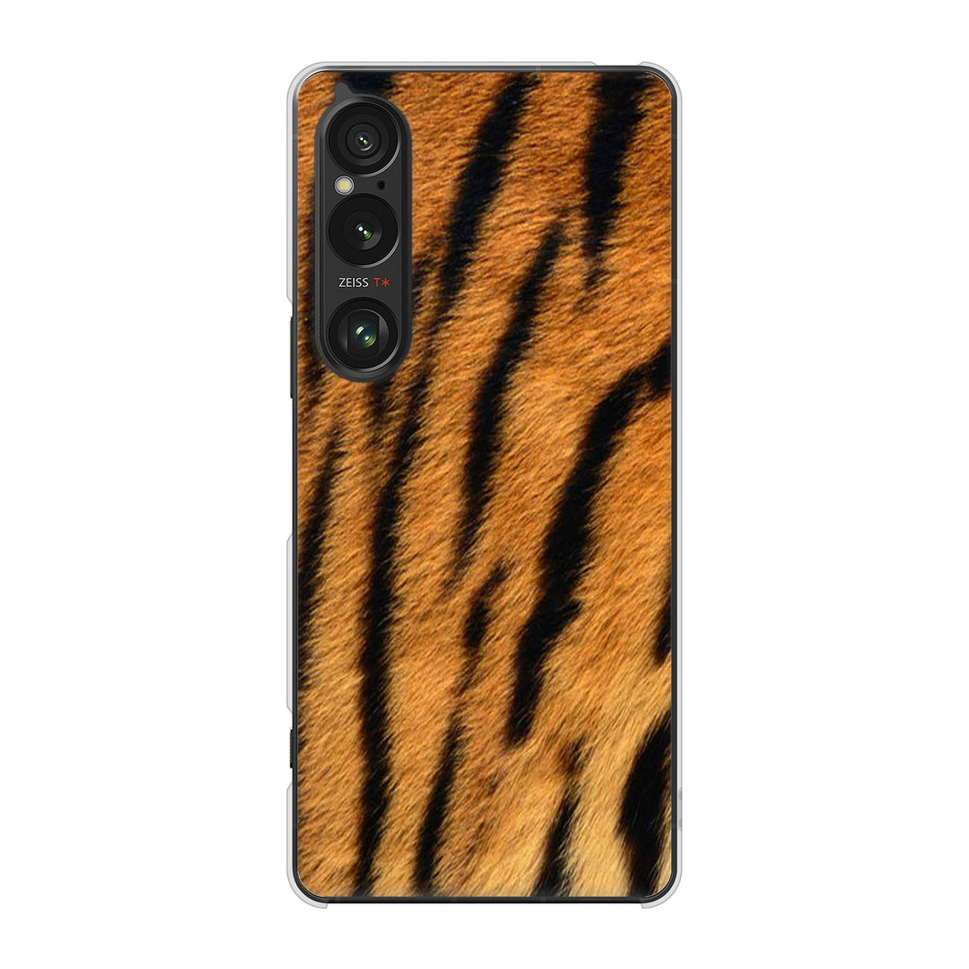 Xperia 1 VI SOG13 au 高画質仕上げ 背面印刷 ハードケースアニマル柄