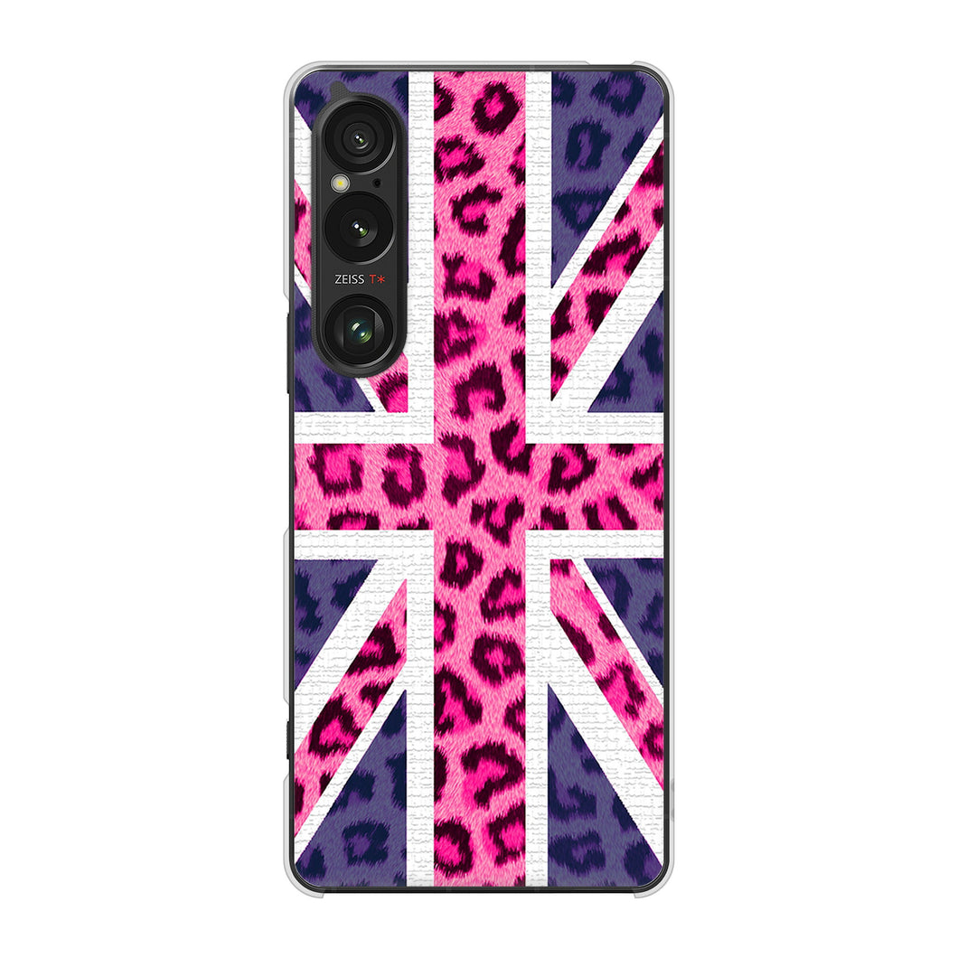 Xperia 1 VI SOG13 au 高画質仕上げ 背面印刷 ハードケースユニオンジャック