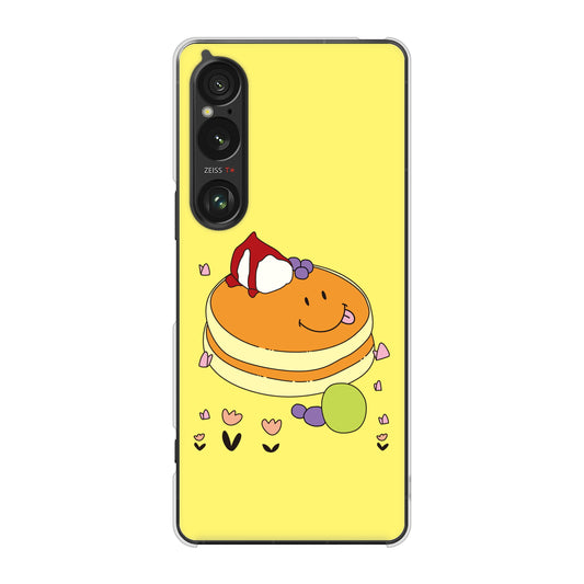 Xperia 1 VI SOG13 au 高画質仕上げ 背面印刷 ハードケーススイーツイラスト