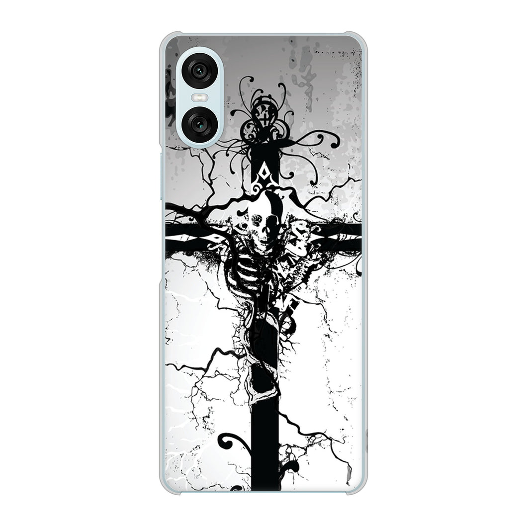 Xperia 10 VI SOG14 au 高画質仕上げ 背面印刷 ハードケース 【432 張付の骸】