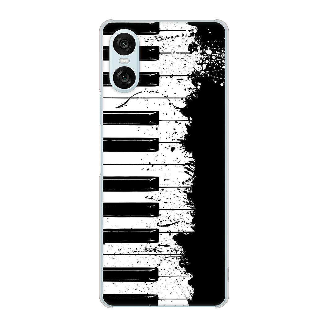 Xperia 10 VI SOG14 au 高画質仕上げ 背面印刷 ハードケースピアノ