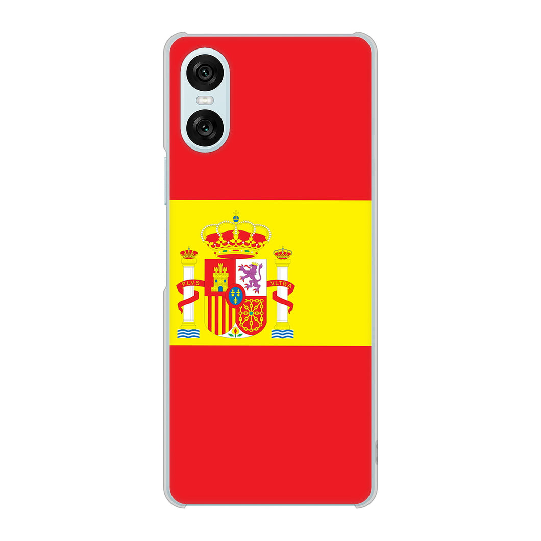 Xperia 10 VI SOG14 au 高画質仕上げ 背面印刷 ハードケース国旗