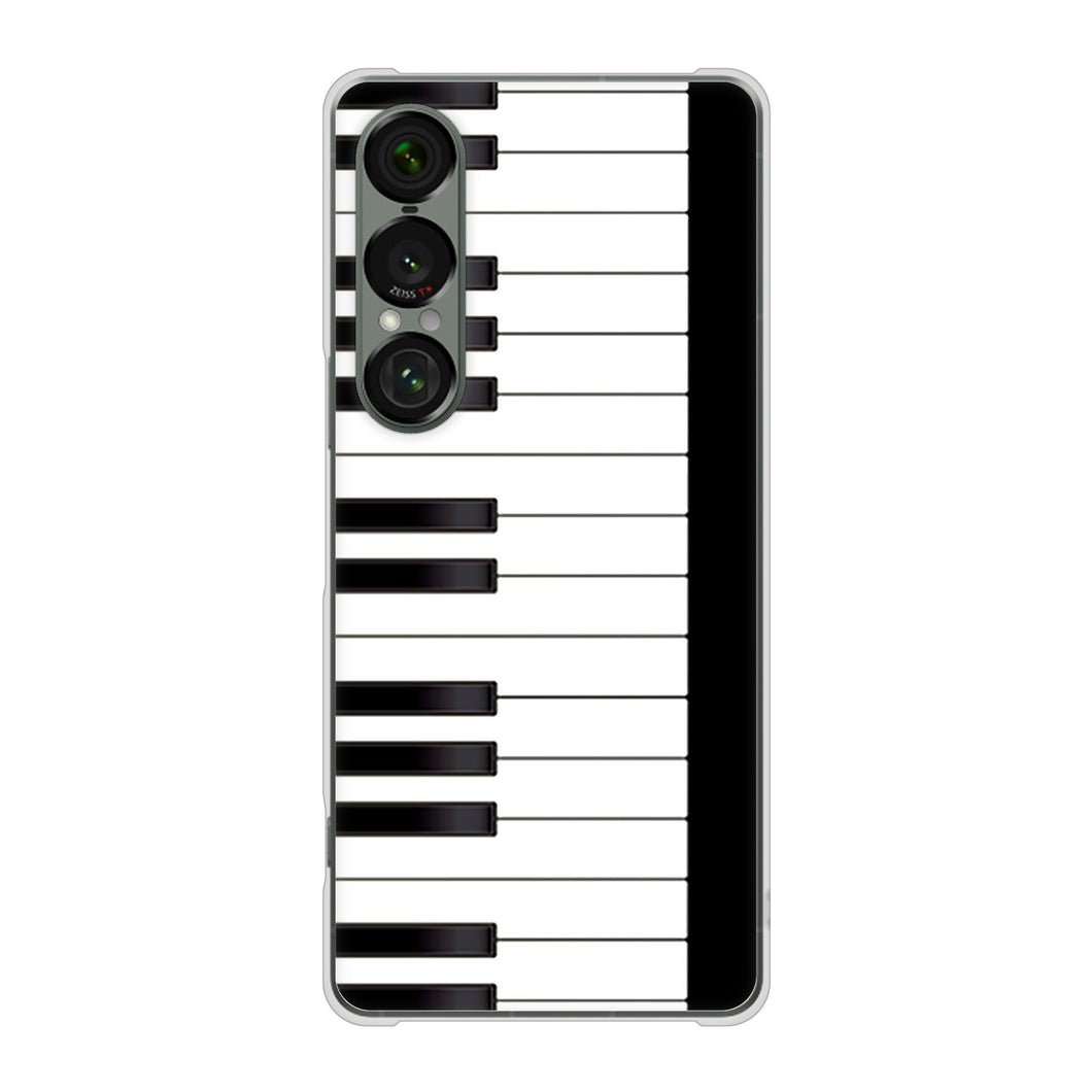 Xperia 1 VII SOG15 au 高画質仕上げ 背面印刷 ハードケースピアノ