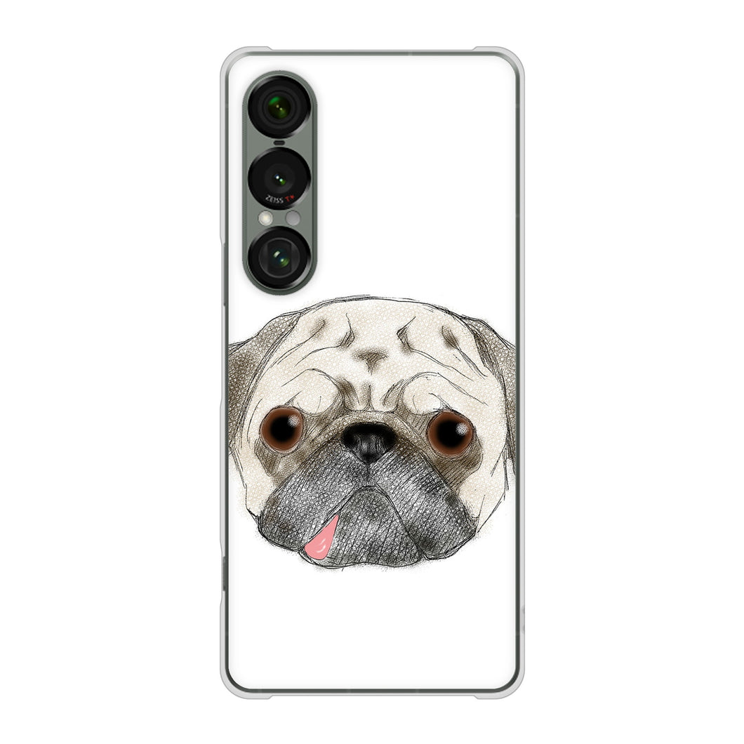 Xperia 1 VII SOG15 au 高画質仕上げ 背面印刷 ハードケースパグ